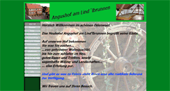 Desktop Screenshot of angushof-lindlbrunnen.de