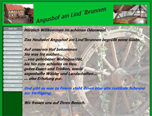 Tablet Screenshot of angushof-lindlbrunnen.de